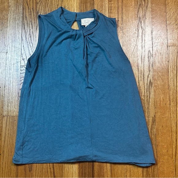 Anthropologie Tops - Anthropolgie Vanessa Virginia Blouse Tie Shirt Sleeveless Womens Sz XS Business